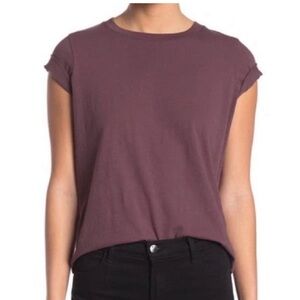 Madewell Short Sleeve Tee in Plum